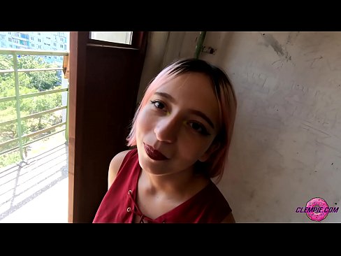 ❤️ Student Sucks a Stranger Sensually in the Backstreet - Face Cumming Γαμήσι ️
